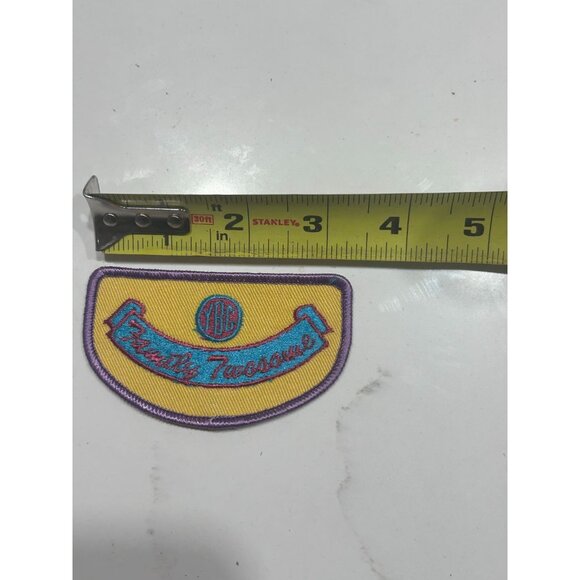 YBC Family Twosome Youth Bowling Council Yellow Bowling Patch - Picture 7 of 7